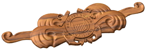 3D USCG Auxiliary Cuttermans Pin