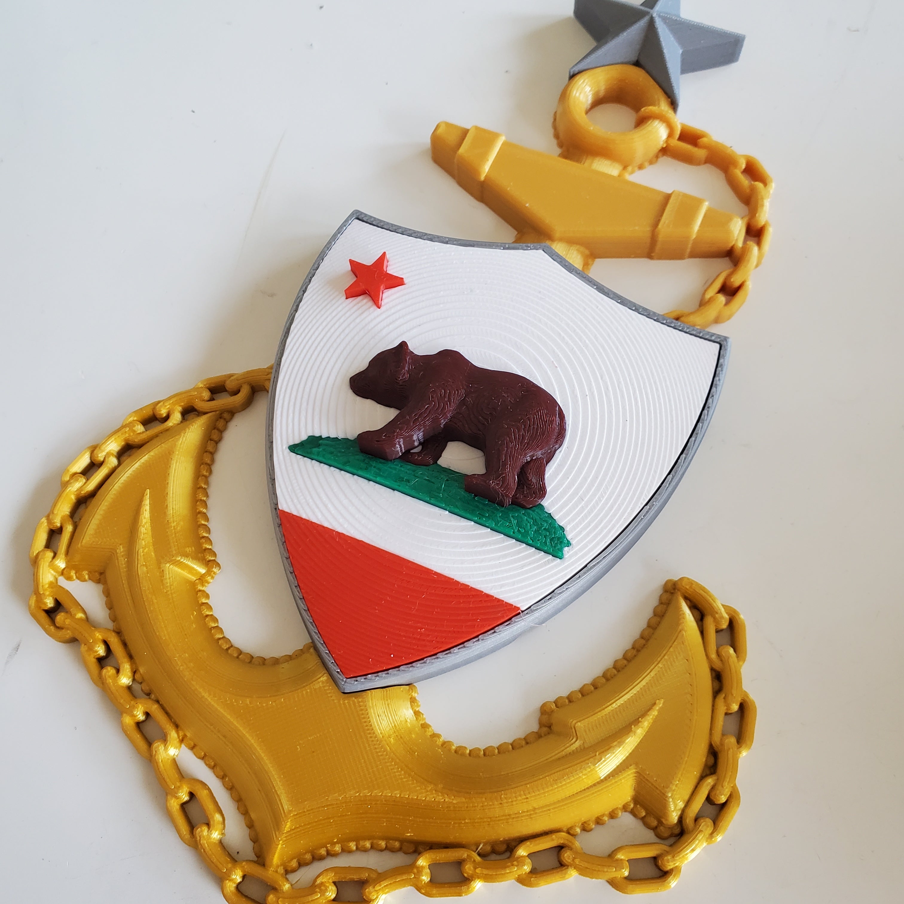 3D USCG Chief Anchor California Edition