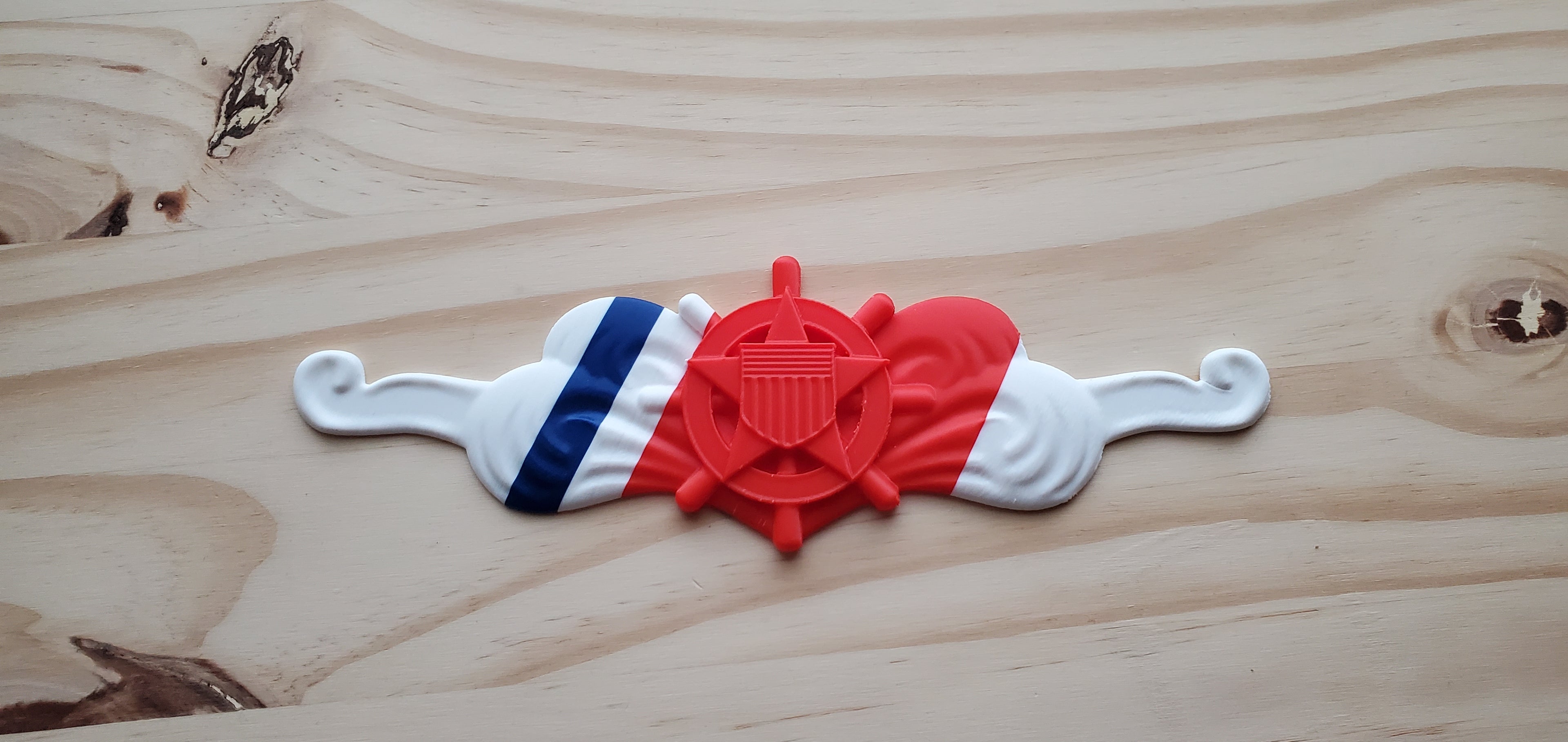 3D USCG Cutterman Racing Stripe