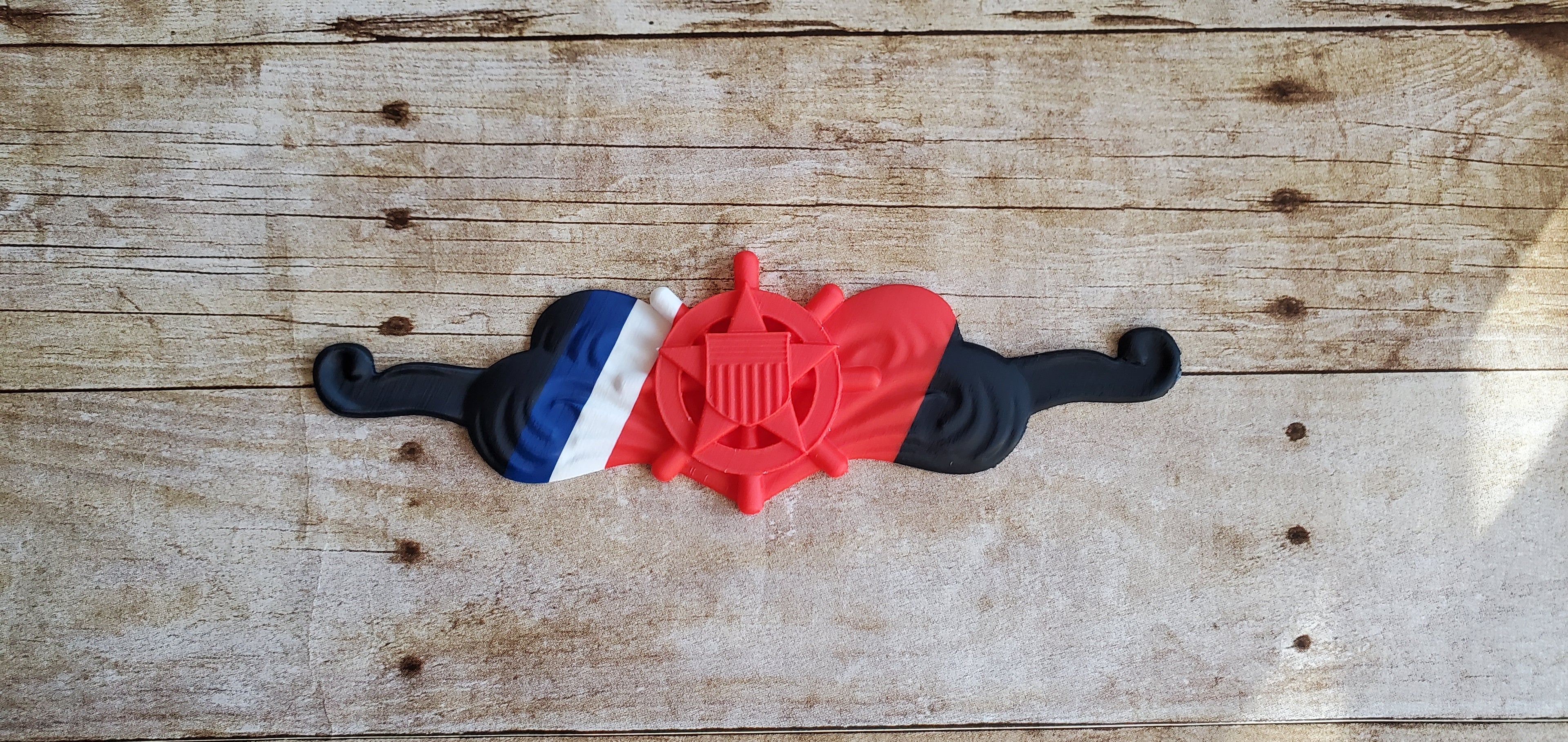 3D USCG Cutterman Racing Stripe