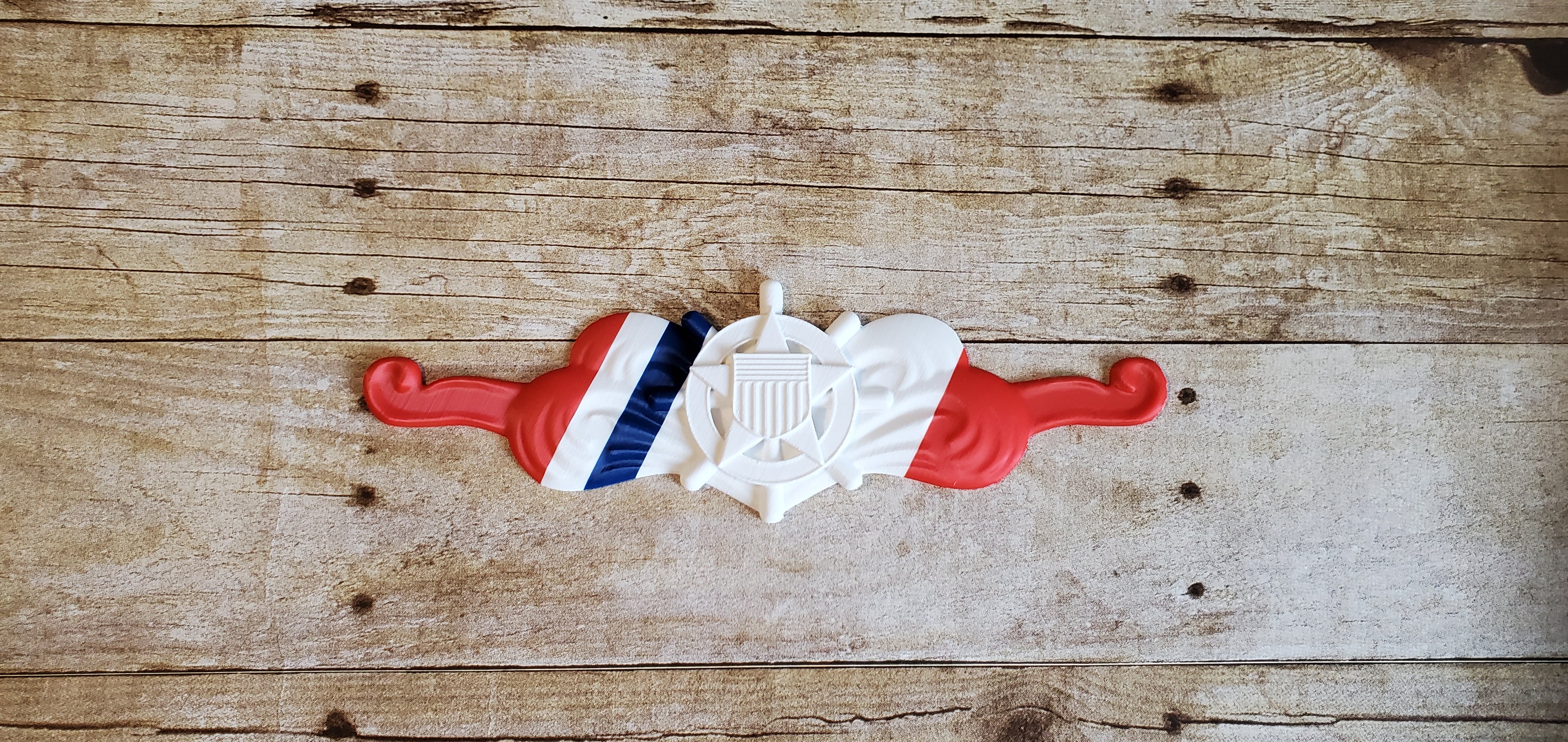 3D USCG Cutterman Racing Stripe