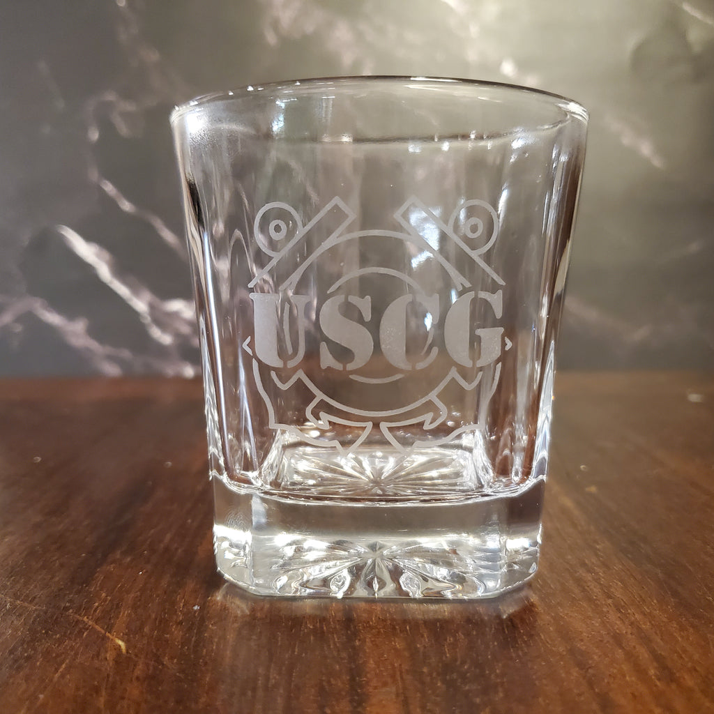 CLEARANCE USCG Glasses (Set of 3) - 2nd quality