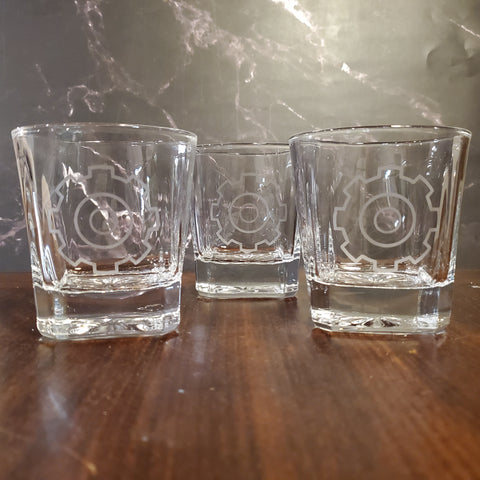 CLEARANCE MK Glasses (Set of 3) - 2nd quality