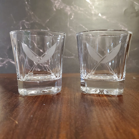 CLEARANCE YN Quills Glasses (Set of 2) - 2nd quality