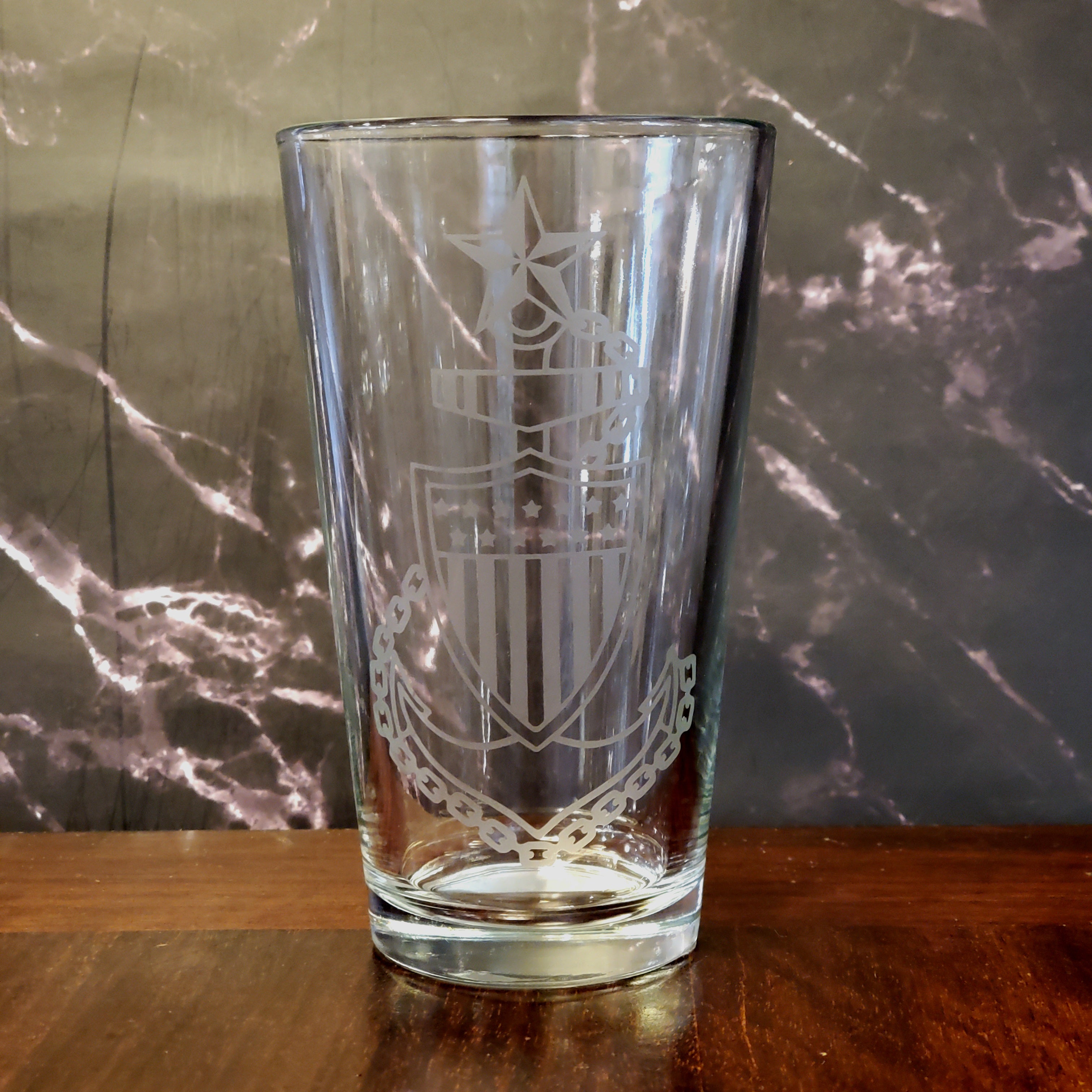 CLEARANCE SCPO Pint Glass - 2nd quality