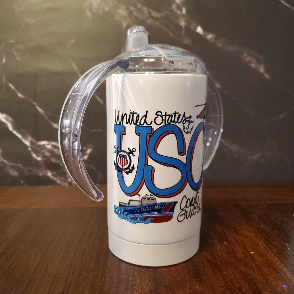 CLEARANCE White Toddler Sippy Cup - 1st quality