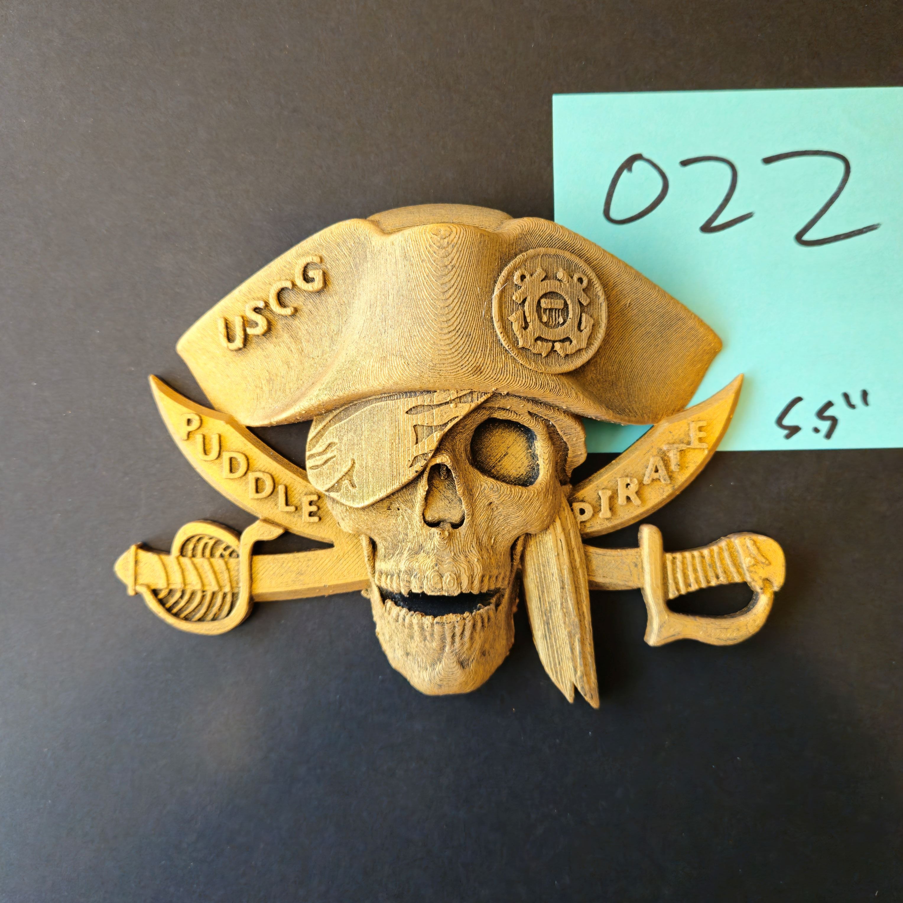 CLEARANCE 022 Puddle Pirate Skull
