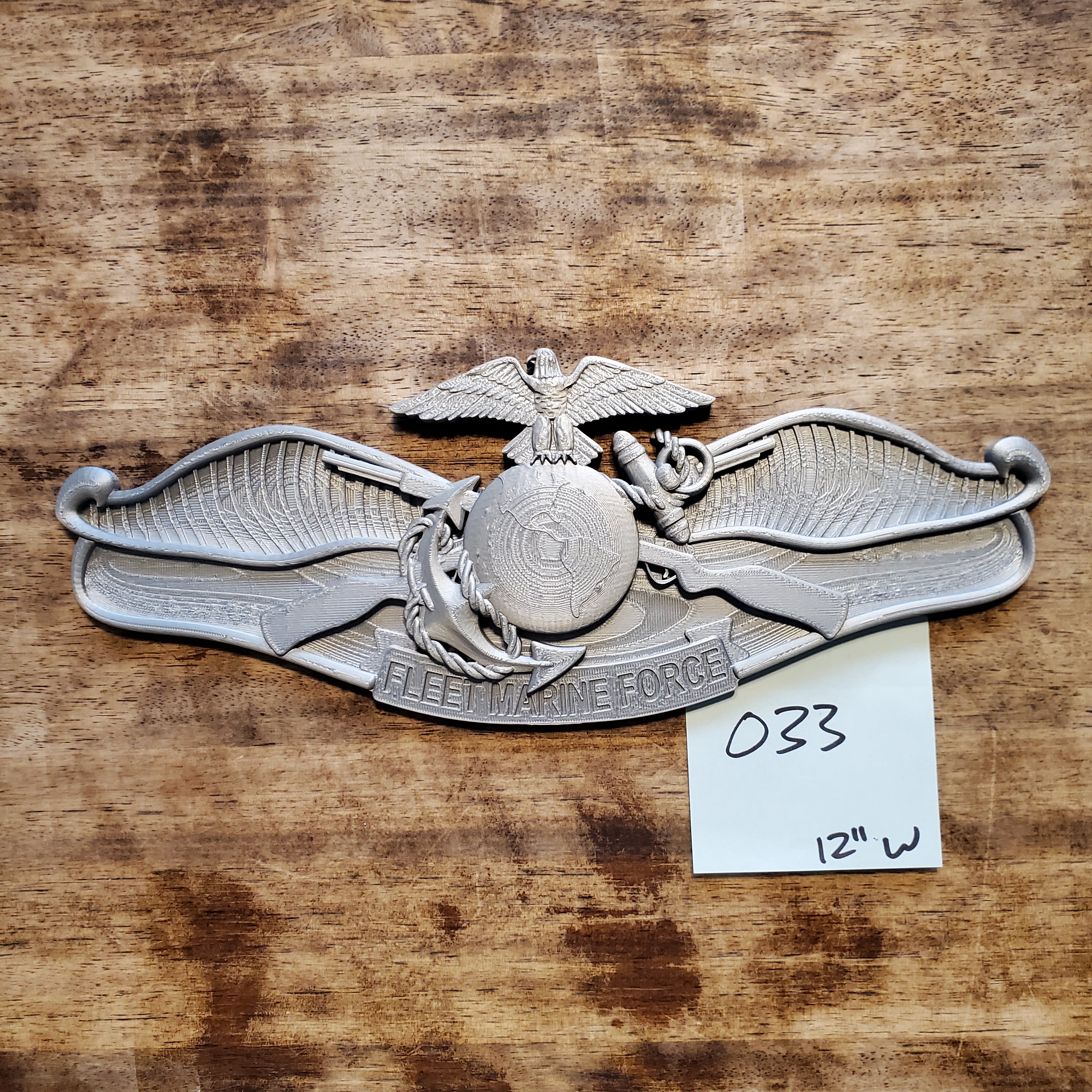 CLEARANCE 033 Fleet Marine Force (FMF) Insignia 12"