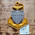 CLEARANCE 064 3D USCG Chief CPO Anchor