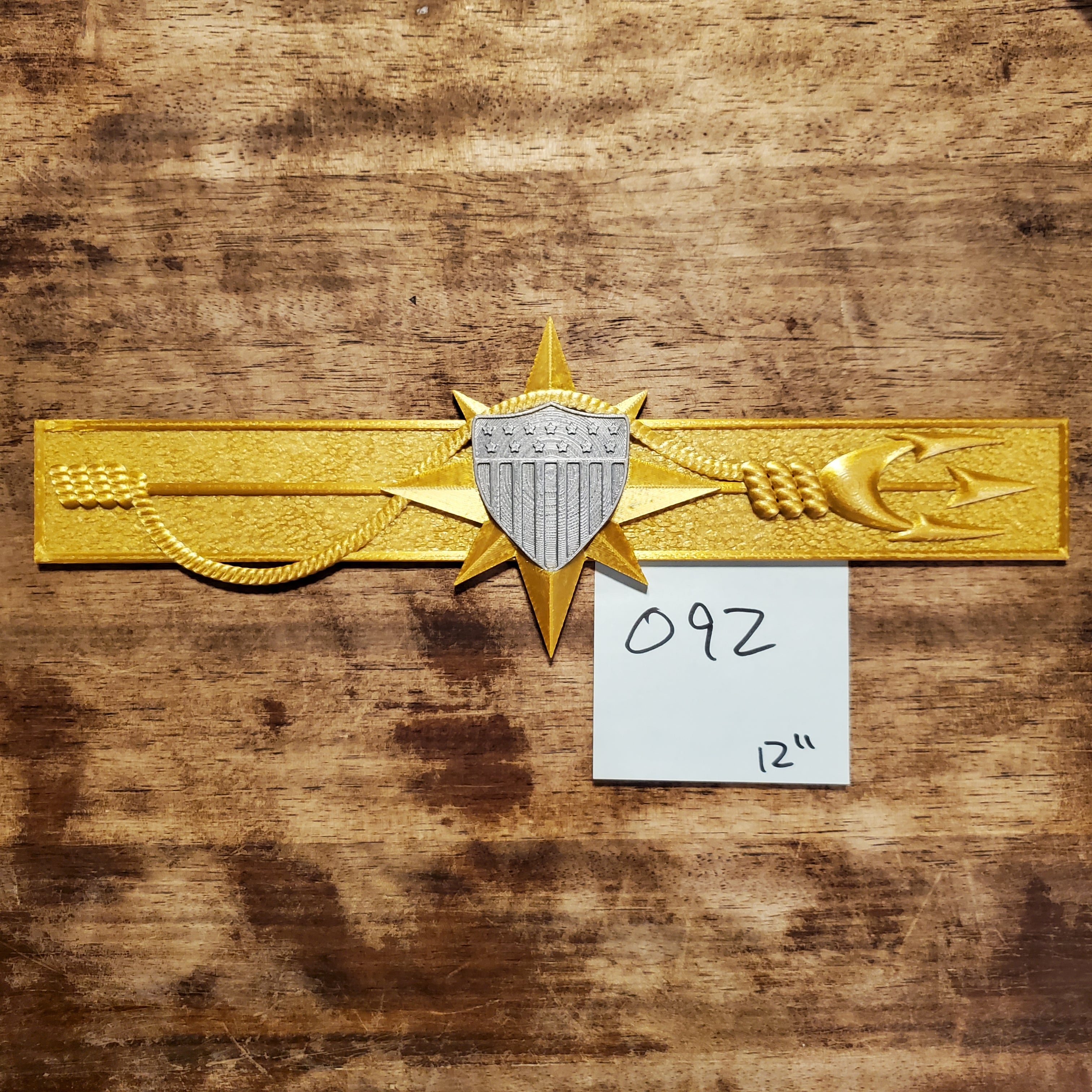 CLEARANCE 092 3D USCG Marine Safety Insignia
