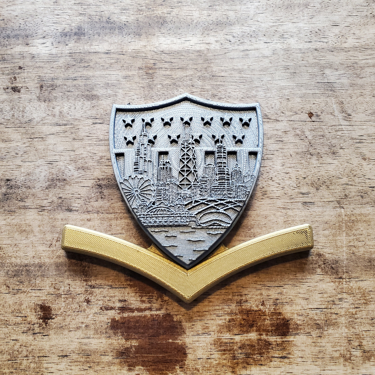 3D USCG Petty Officer Third Class E4 Device Chicago Edition