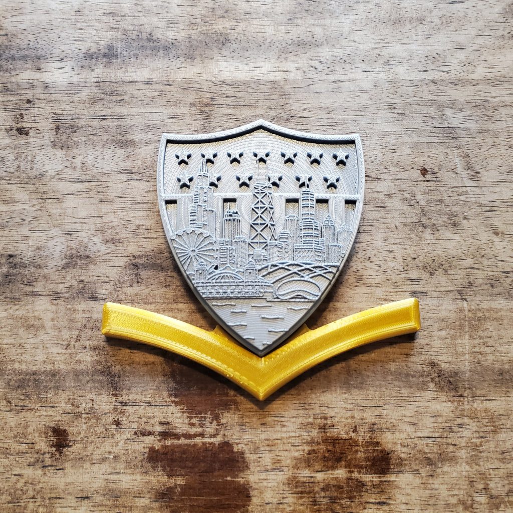 3D USCG Petty Officer Third Class E4 Device Chicago Edition