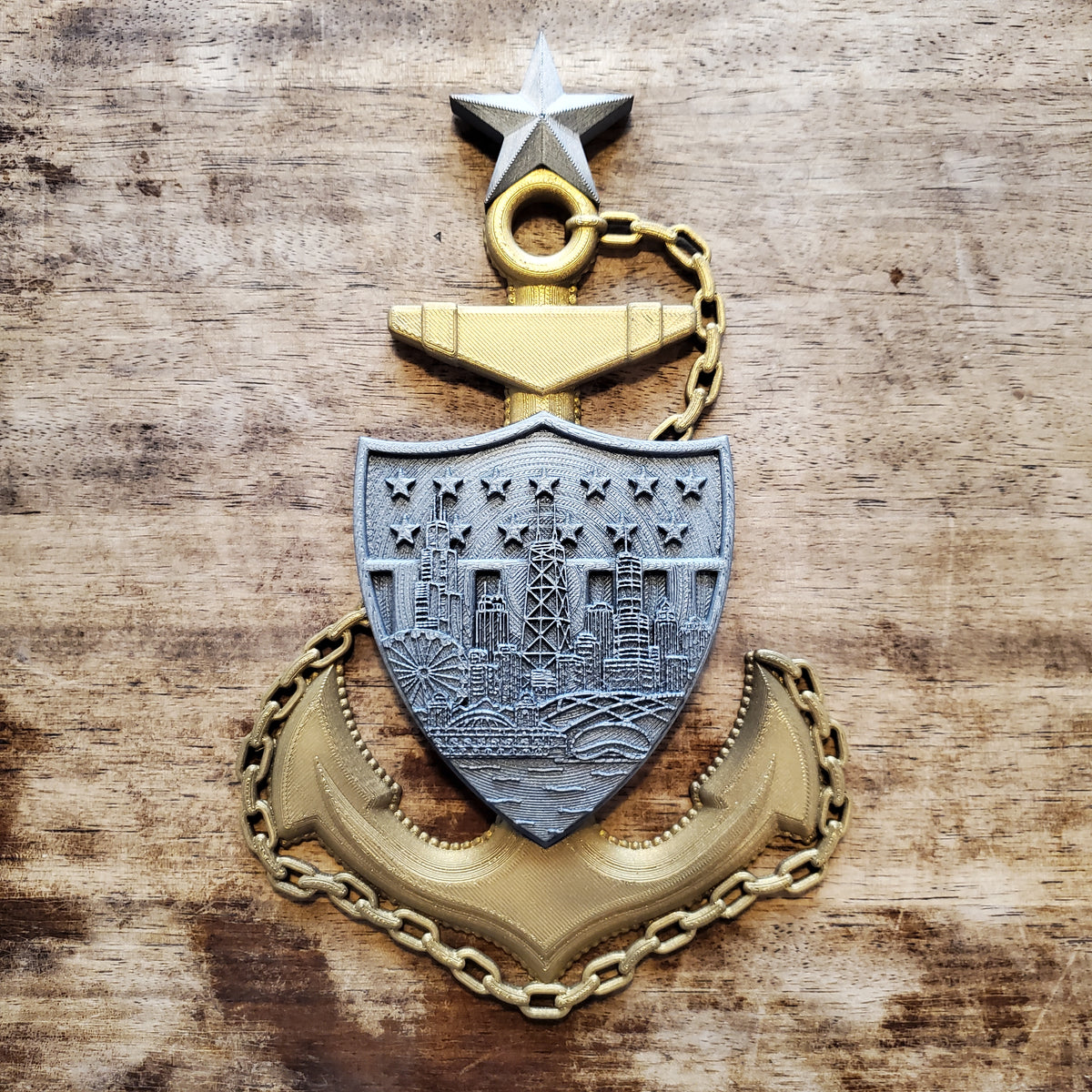 3D USCG Senior Chief SCPO Anchor Chicago Edition