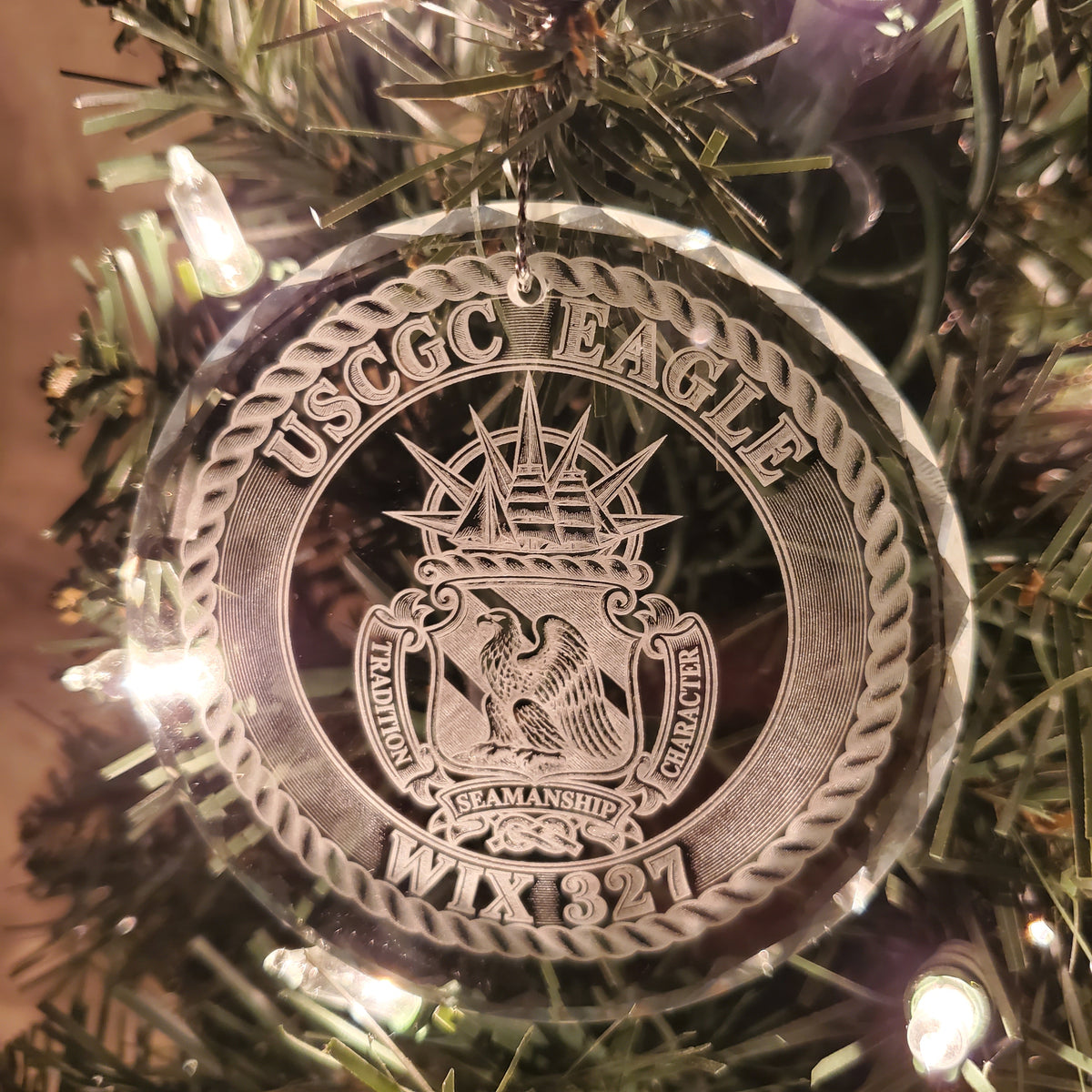 Crystal Ornament - Unit Logo