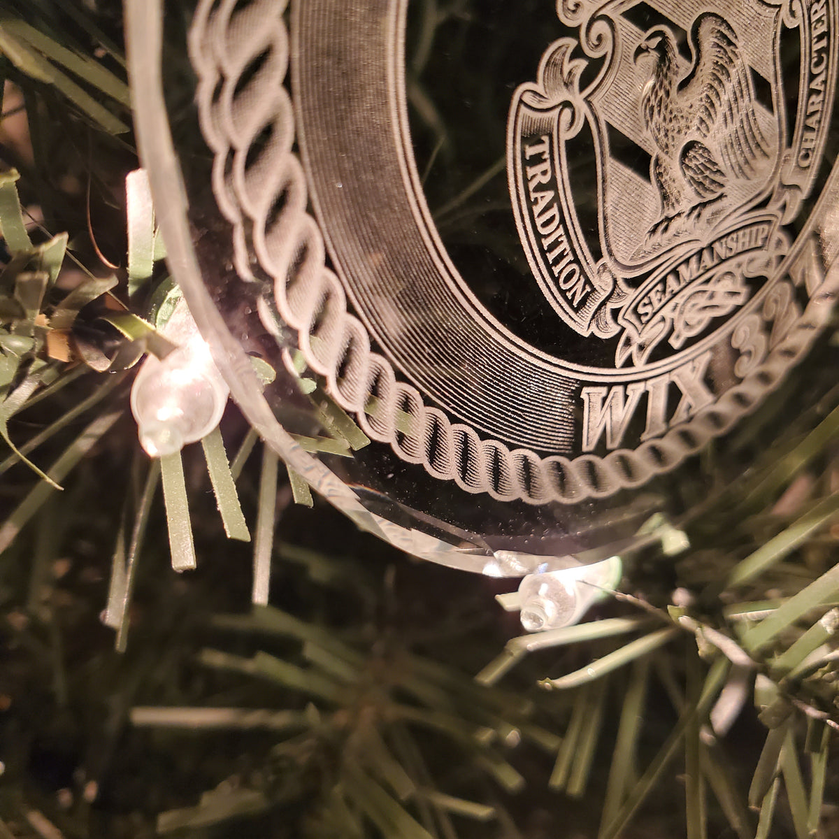 Crystal Ornament - Unit Logo