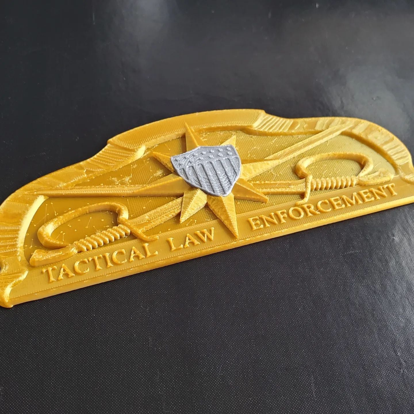 3D USCG Tactical Law Enforcement TACLET Insignia