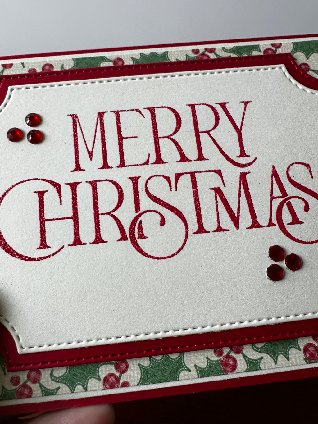 Handmade Christmas Cards ~ Set of 8, 16 or 25 Completed Cards