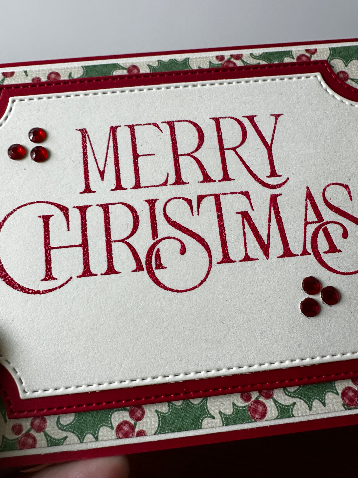 Handmade Christmas Cards ~ Set of 8, 16 or 25 Completed Cards