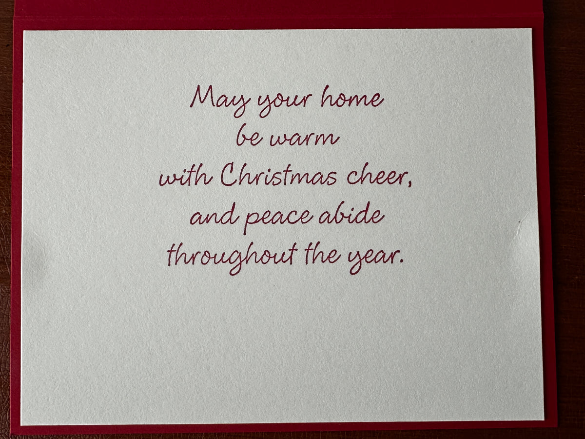 Handmade Christmas Cards ~ Set of 8, 16 or 25 Completed Cards