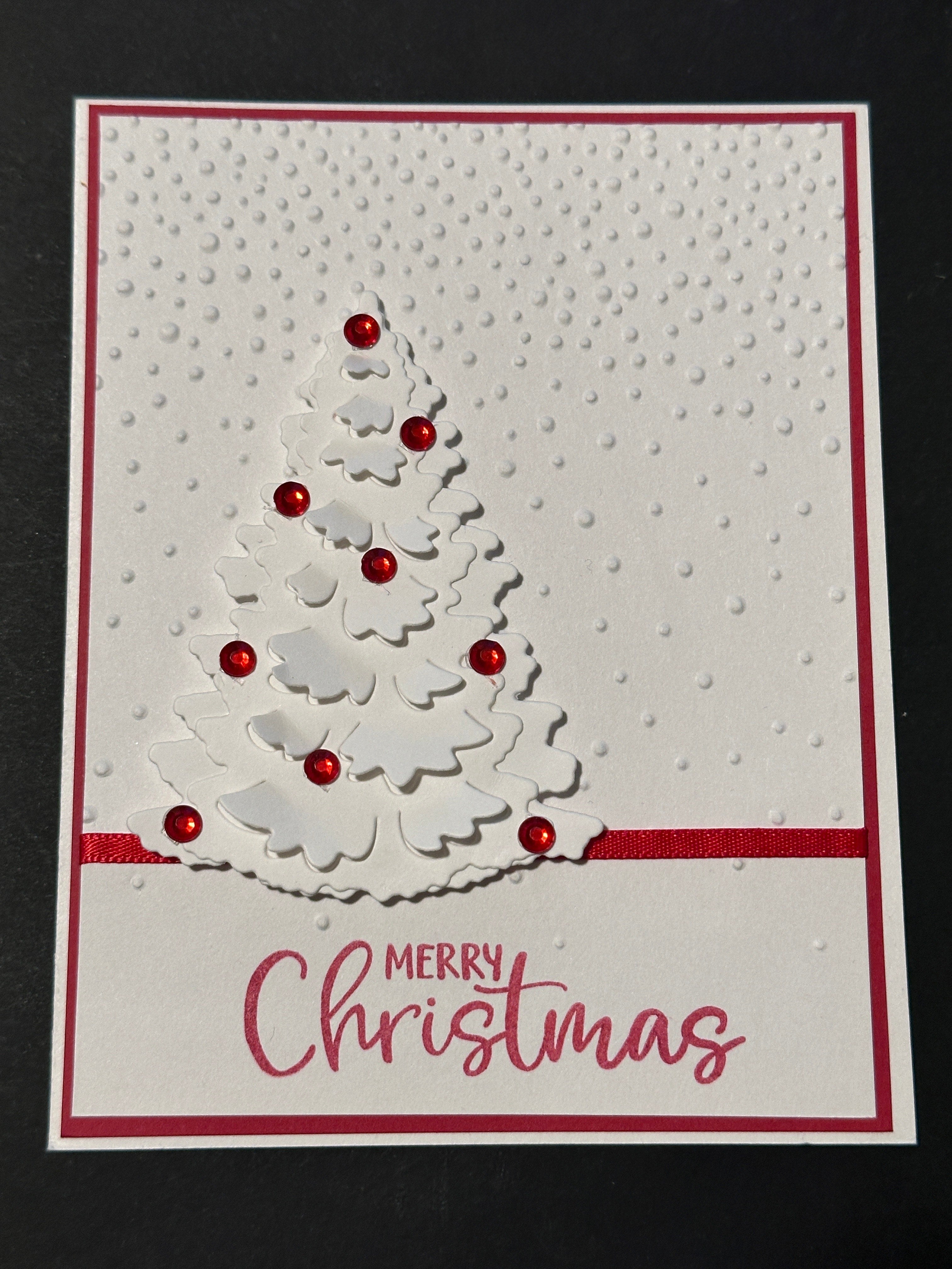 Handmade Christmas Cards ~ Set of 8, 16 or 25 Completed Cards