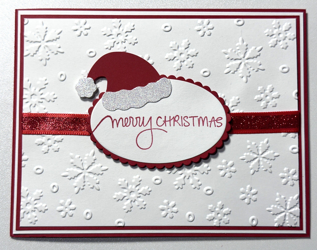 Handmade Christmas Cards ~ Set of 8, 16 or 25 Completed Cards