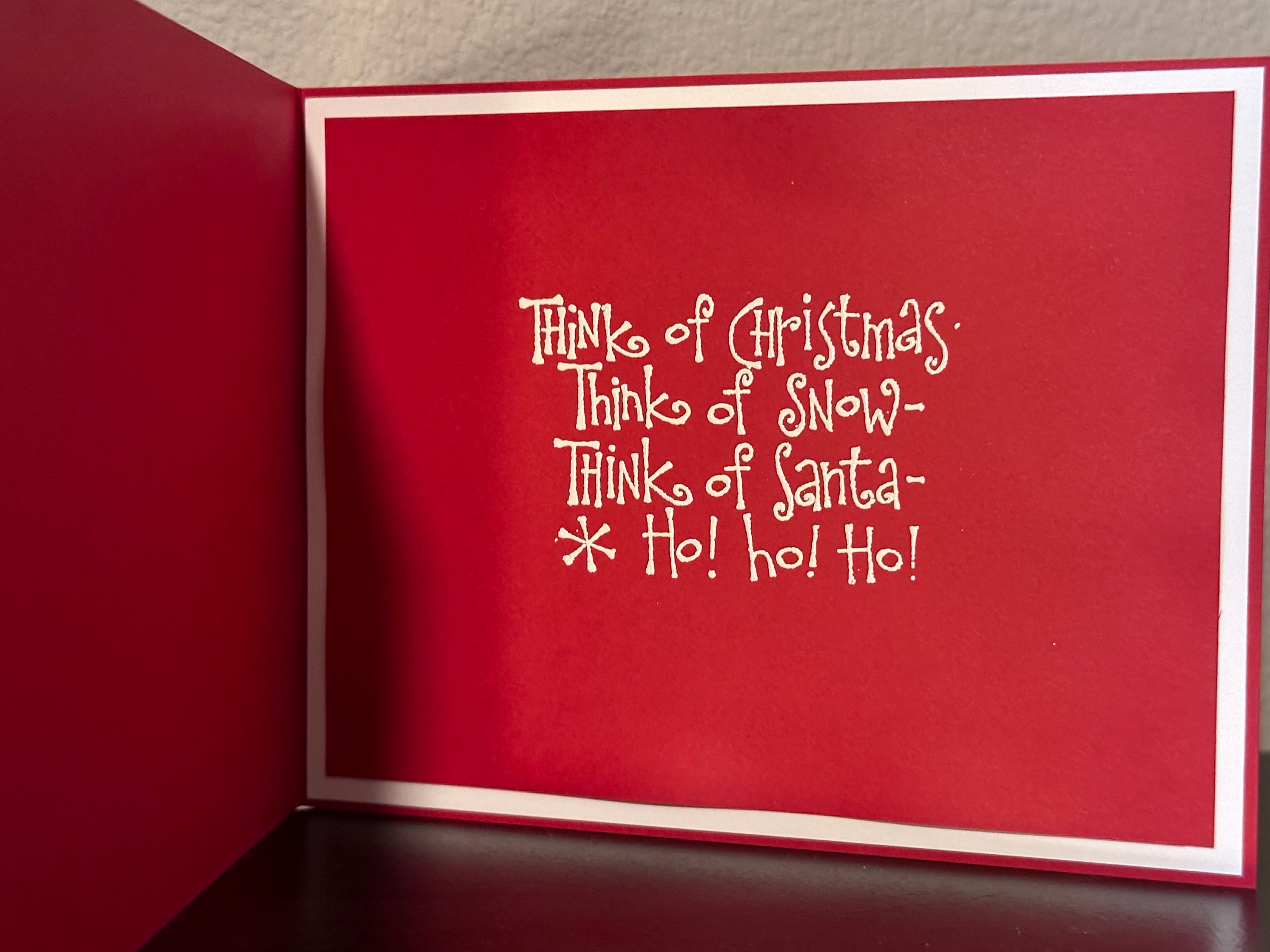 Handmade Christmas Cards ~ Set of 8, 16 or 25 Completed Cards