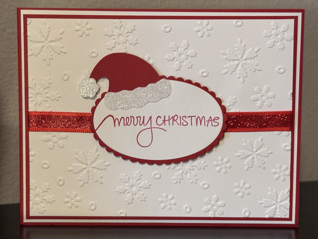 Handmade Christmas Cards ~ Set of 8, 16 or 25 Completed Cards
