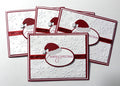Handmade Christmas Cards ~ Set of 8, 16 or 25 Completed Cards
