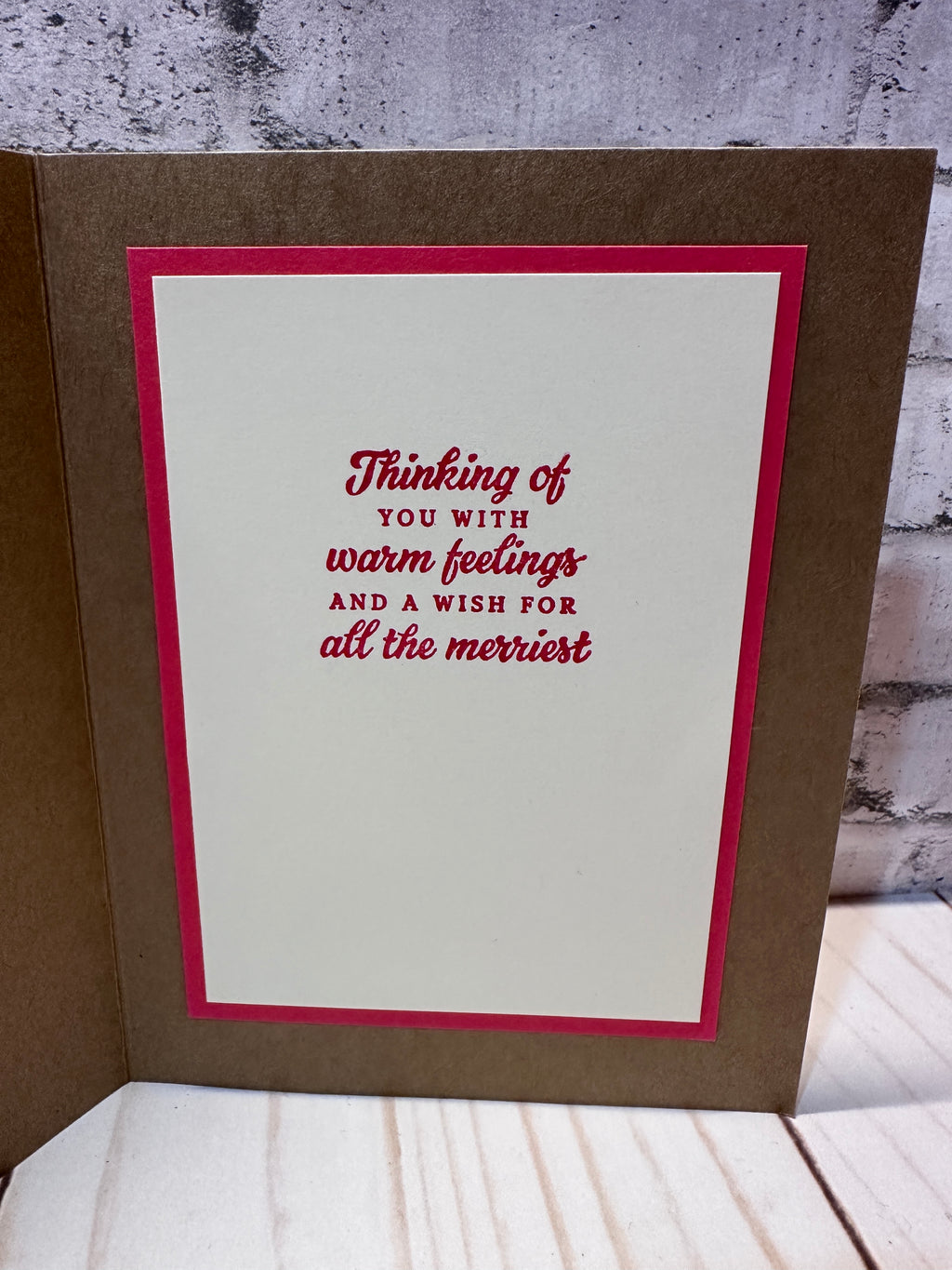 Handmade Christmas Cards ~ Set of 8, 16 or 25 Completed Cards
