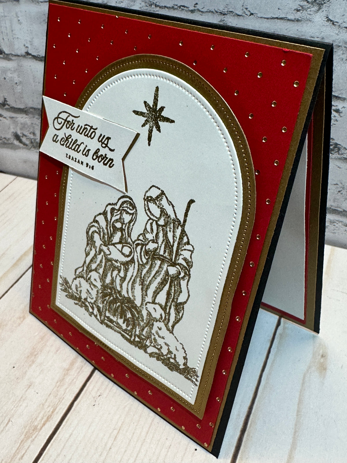 Handmade Christmas Cards ~ Set of 8, 16 or 25 Completed Cards