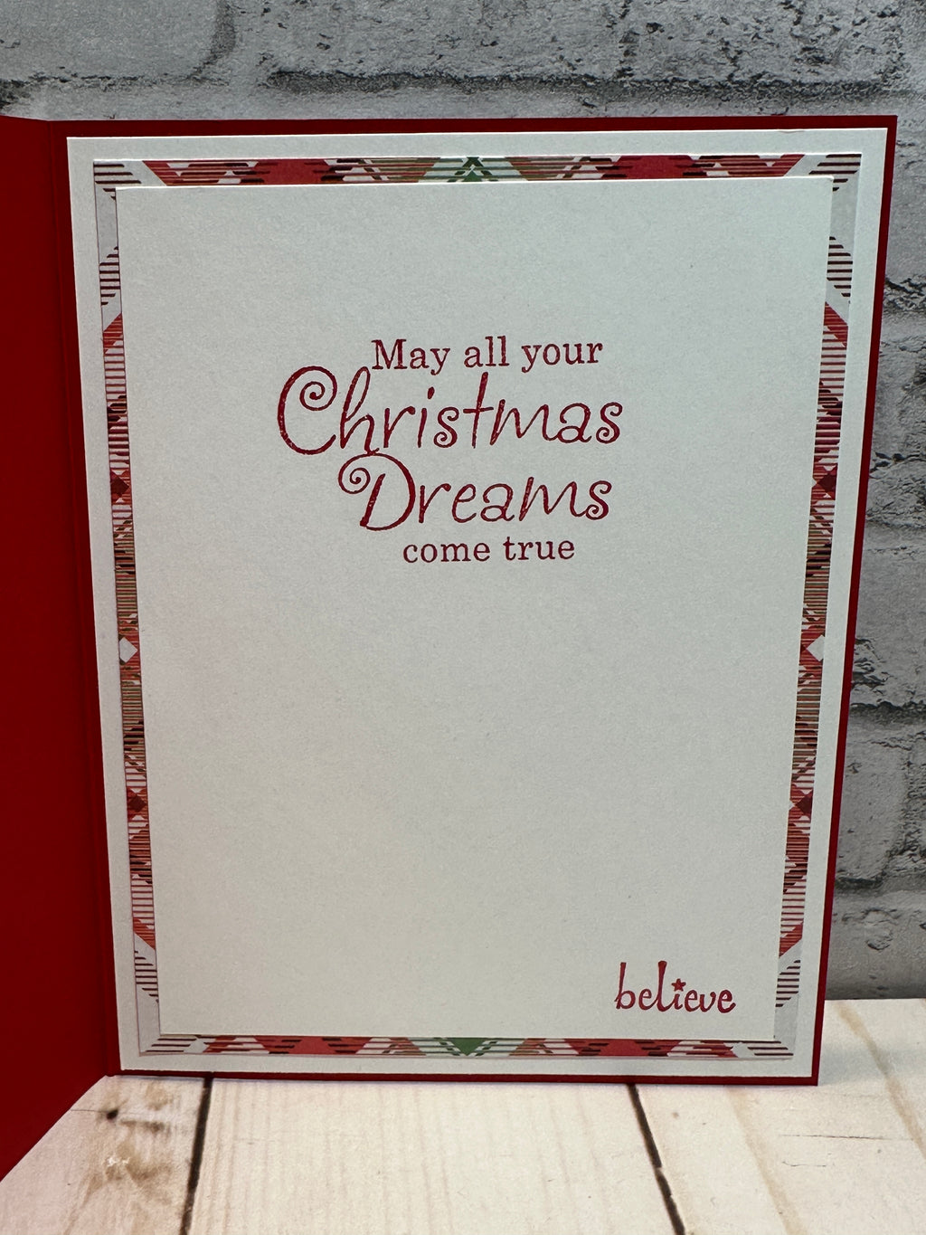 Handmade Christmas Cards ~ Set of 8, 16 or 25 Completed Cards