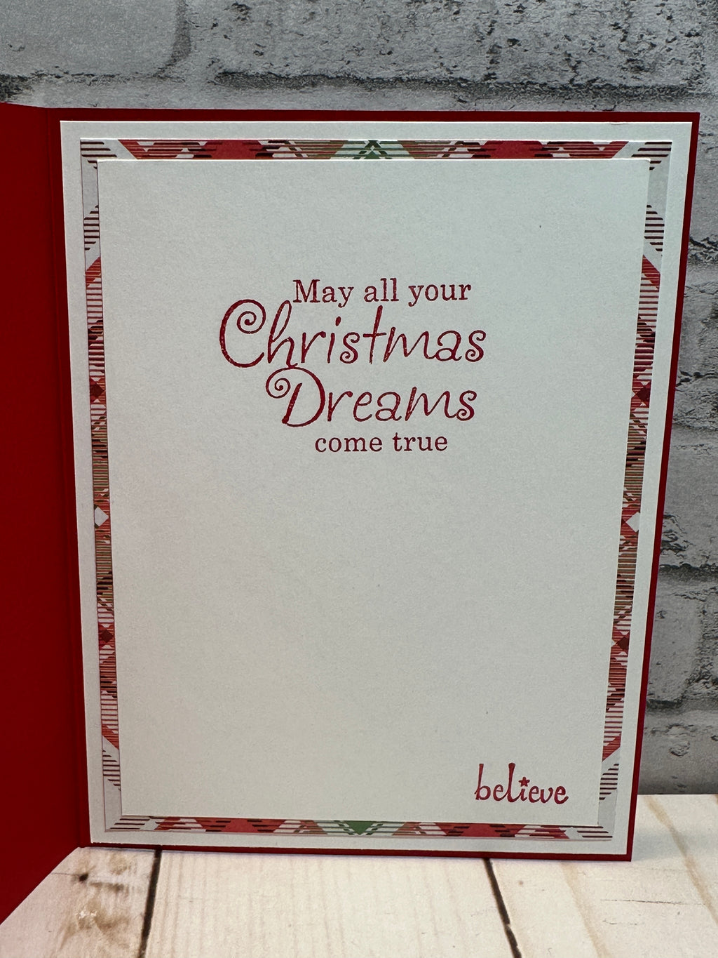 Handmade Christmas Cards ~ Set of 8, 16 or 25 Completed Cards