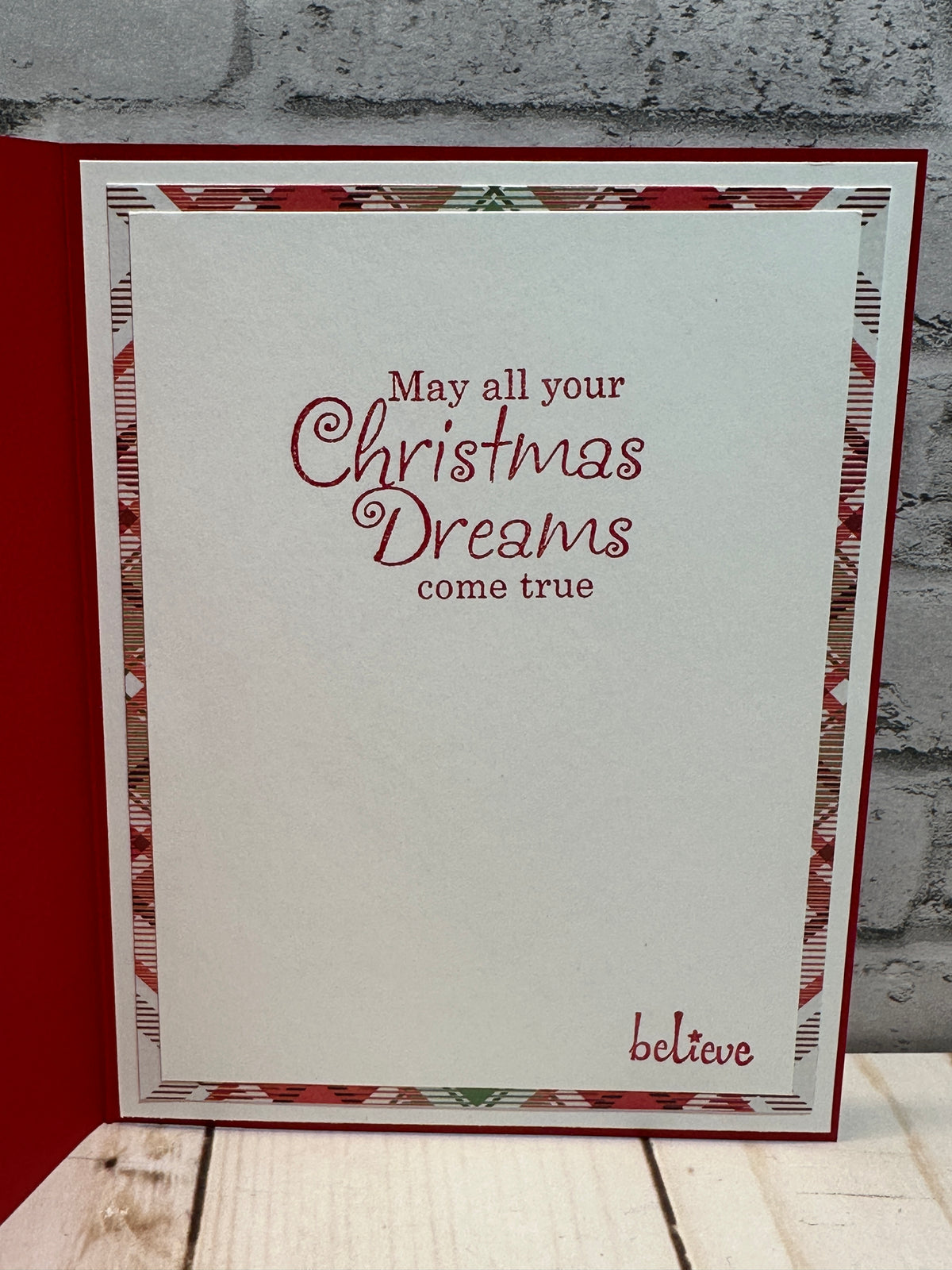 Handmade Christmas Cards ~ Set of 8, 16 or 25 Completed Cards