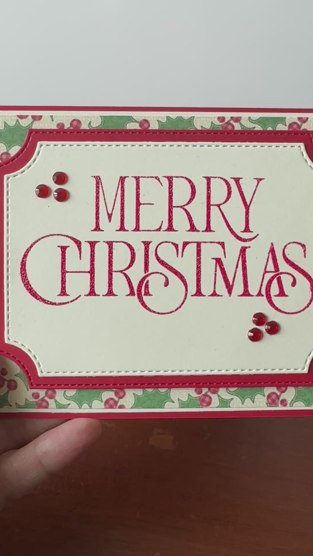 Handmade Christmas Cards ~ Set of 8, 16 or 25 Completed Cards