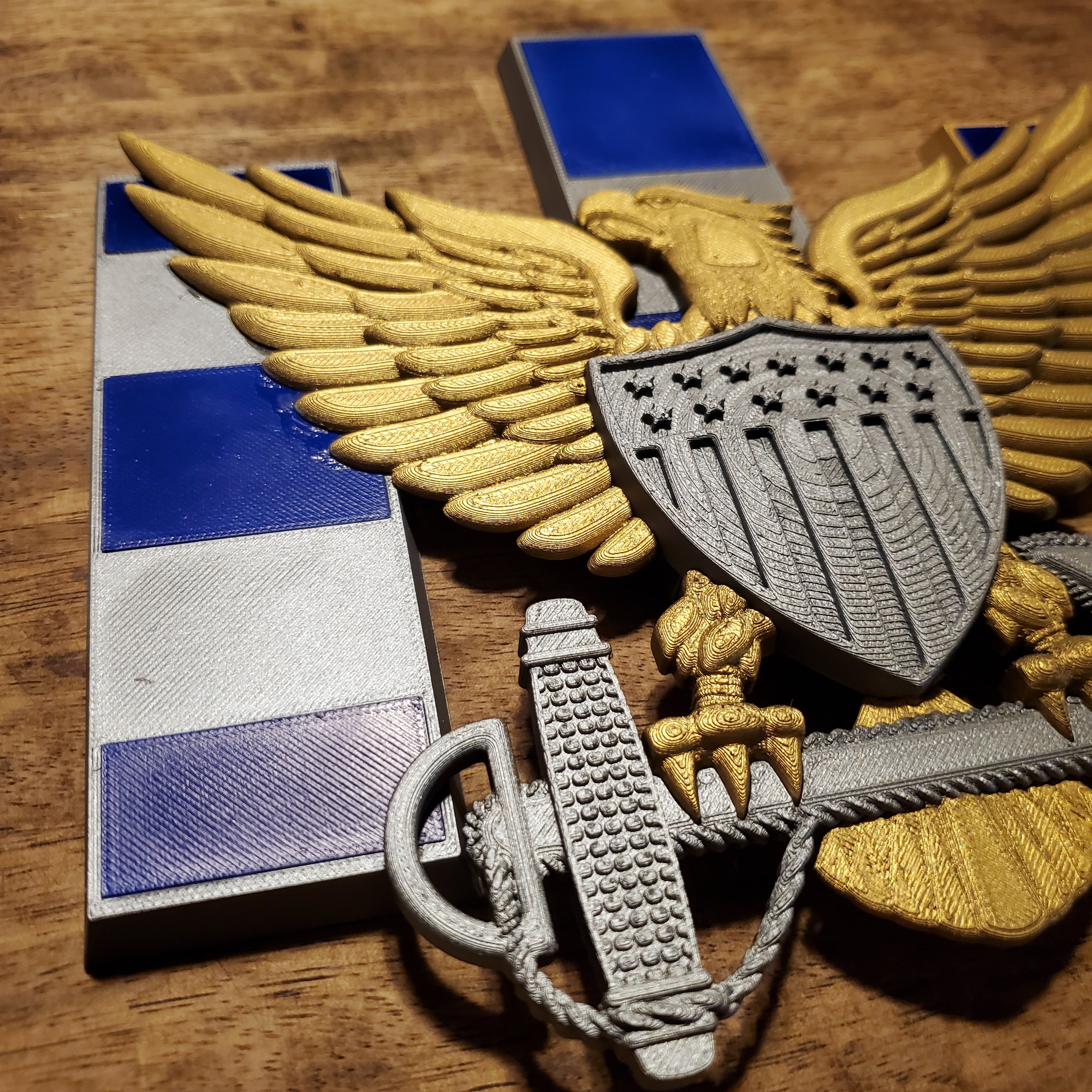 3D USCG CWO Eagle and Bars