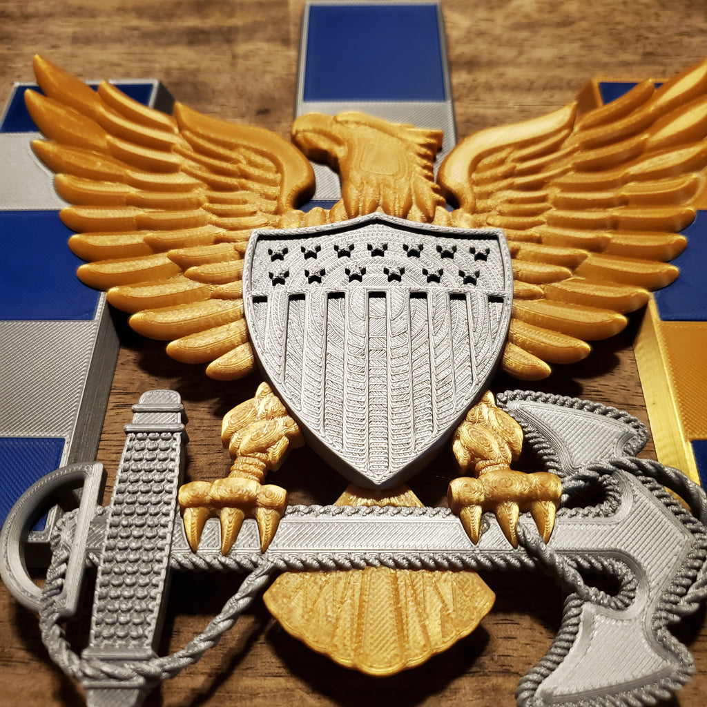 3D USCG CWO Eagle and Bars