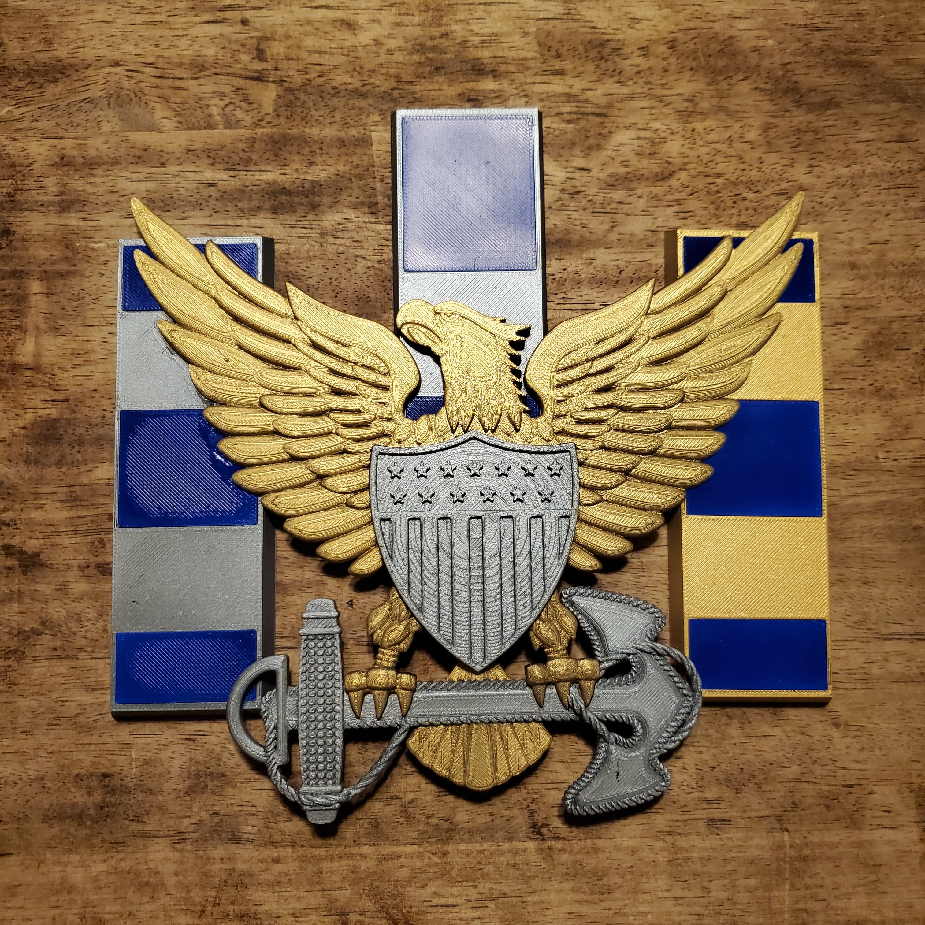 3D USCG CWO Eagle and Bars