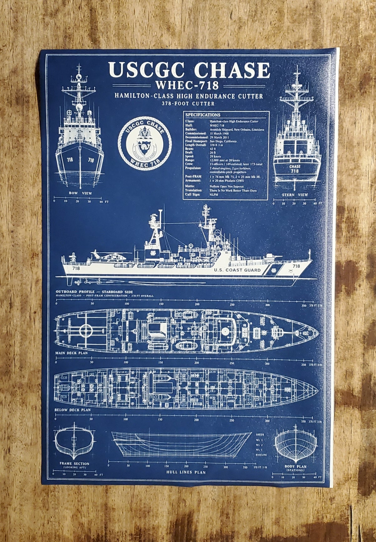 Cutter Blueprint Canvas