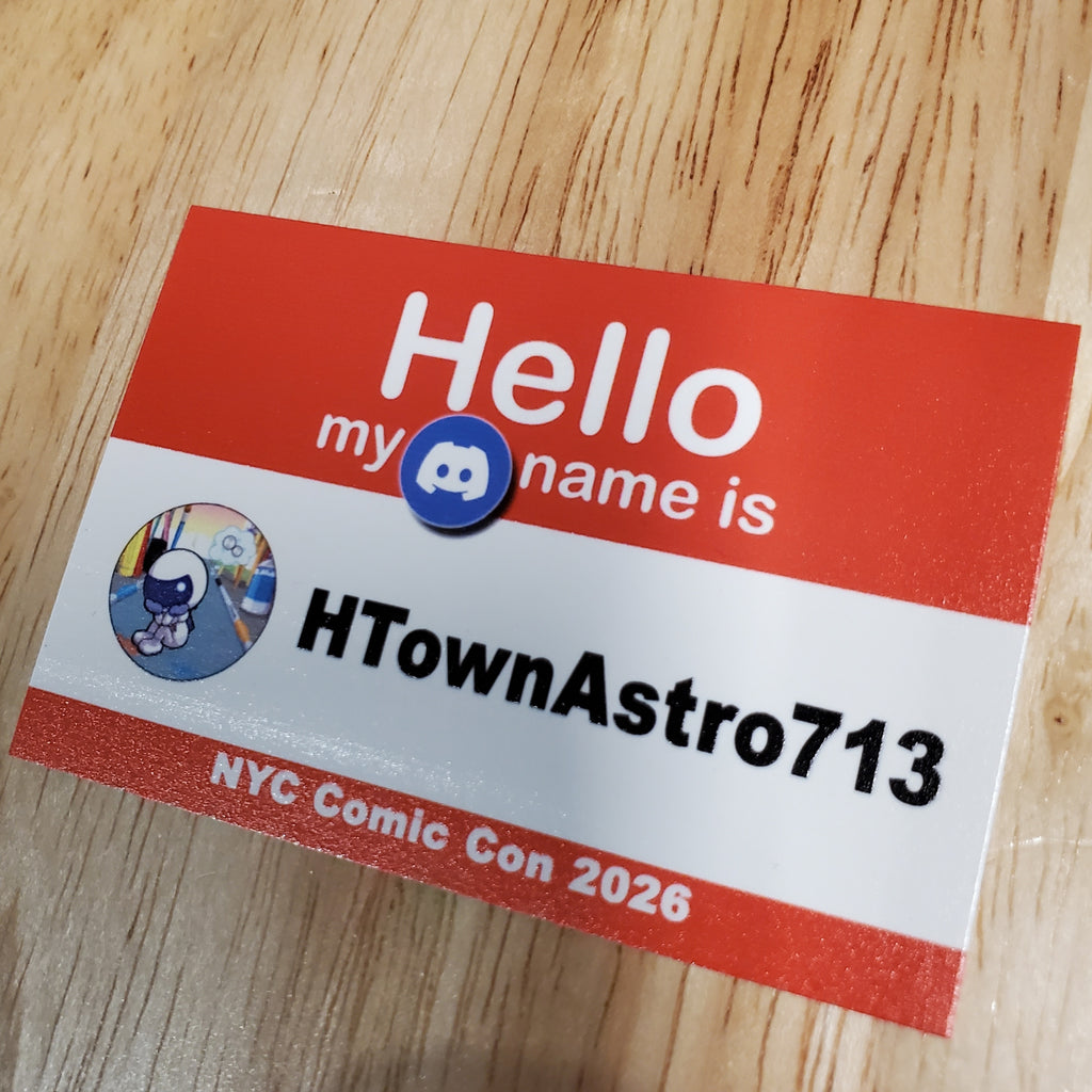 My IRL Name Tag - NYC Comic Con 2026