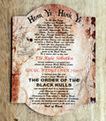 Order of the Black Hull Plaque