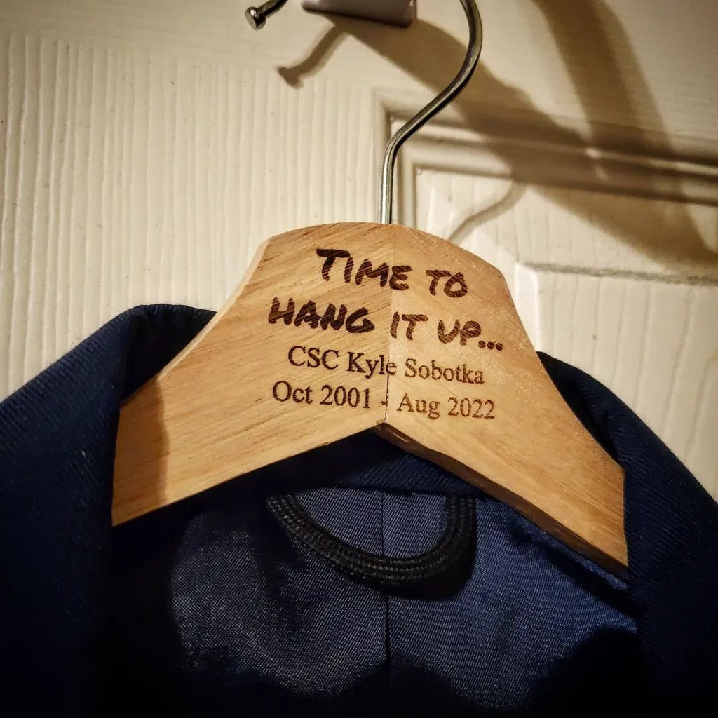 Hang It Up Engraved Hanger