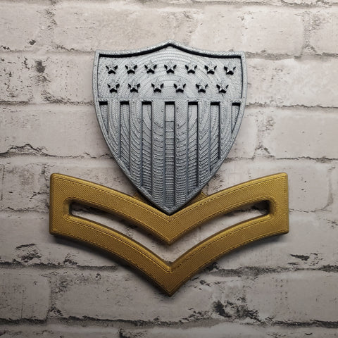 3D USCG Petty Officer Second Class E5 Device