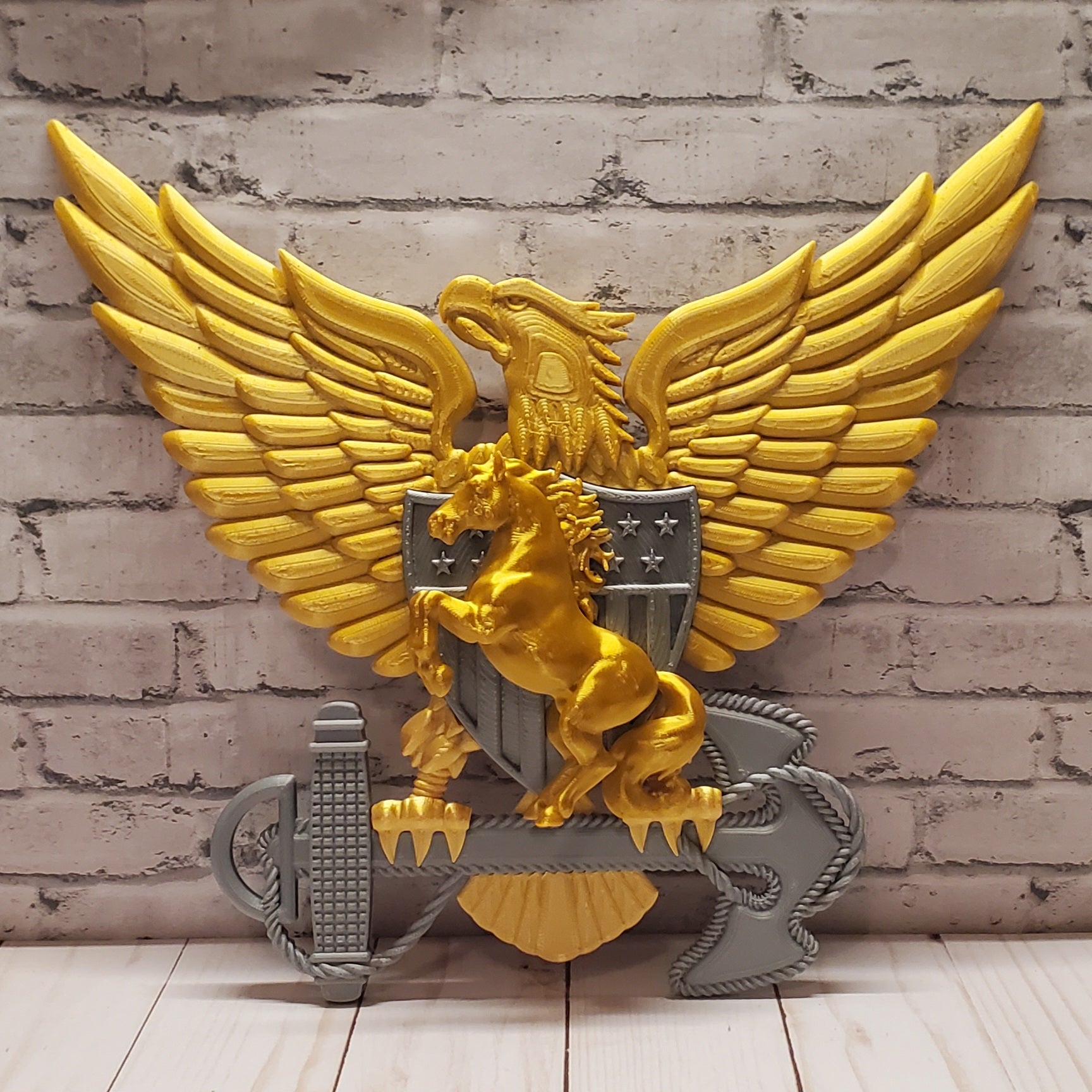 3D USCG Mustang Officer Eagle