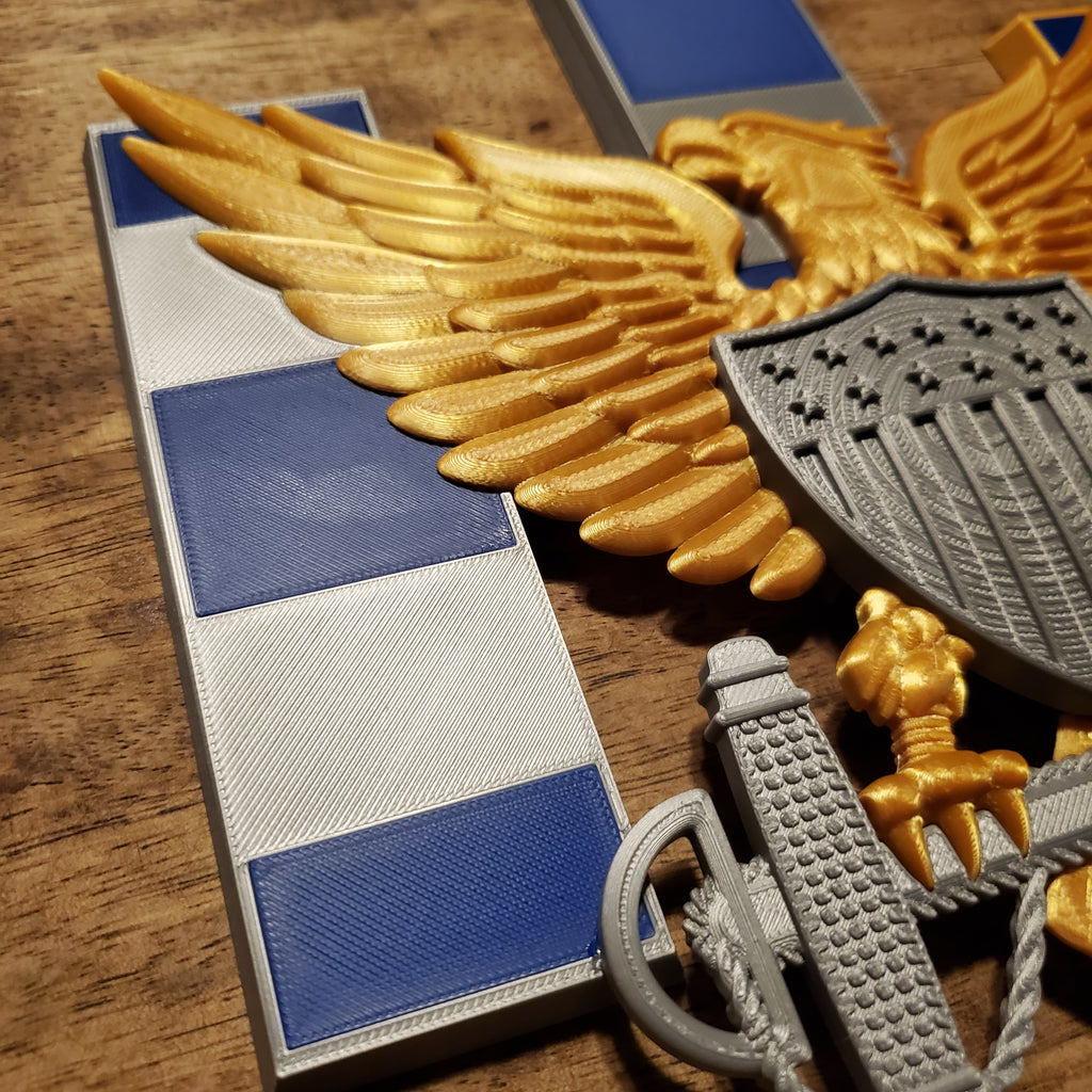 3D USCG CWO Eagle and Bars