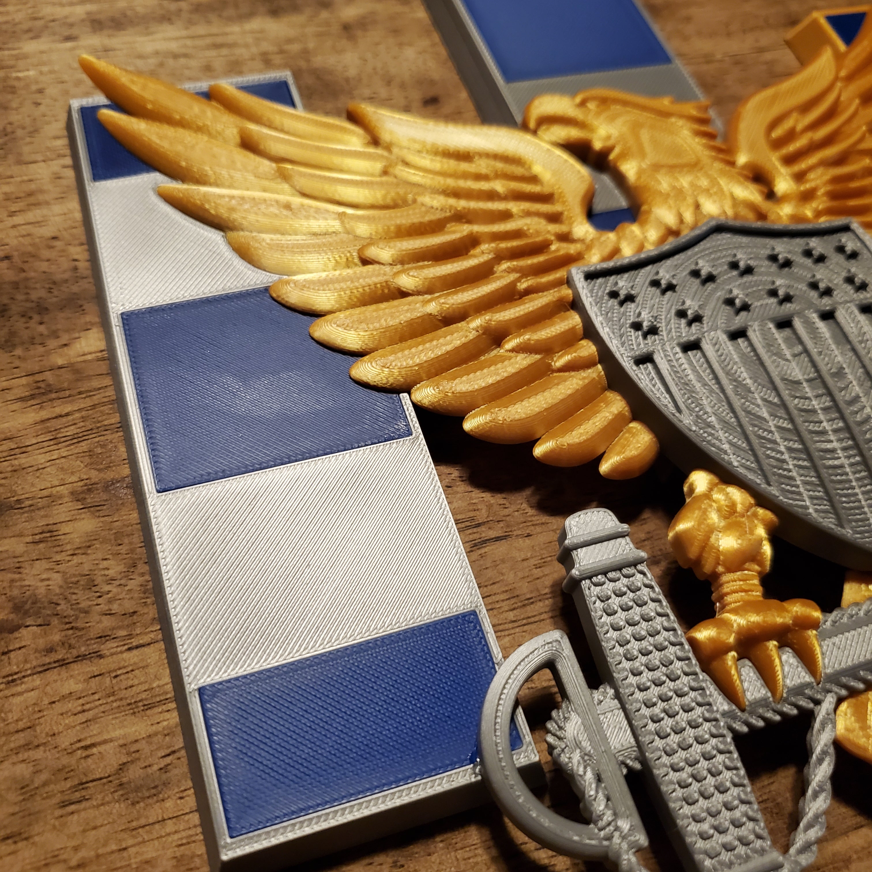 3D USCG CWO Eagle and Bars