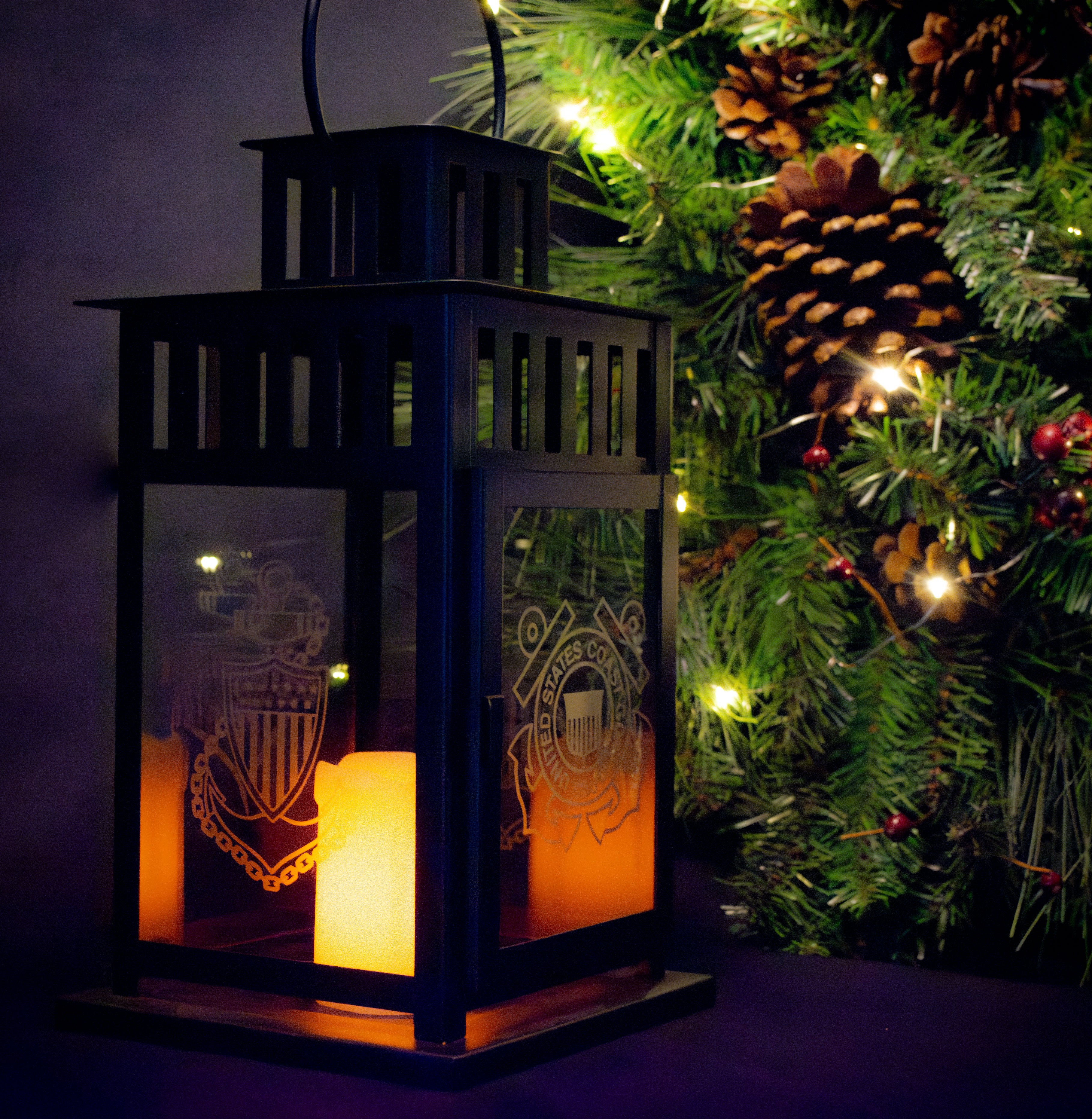 Custom Etched Lantern