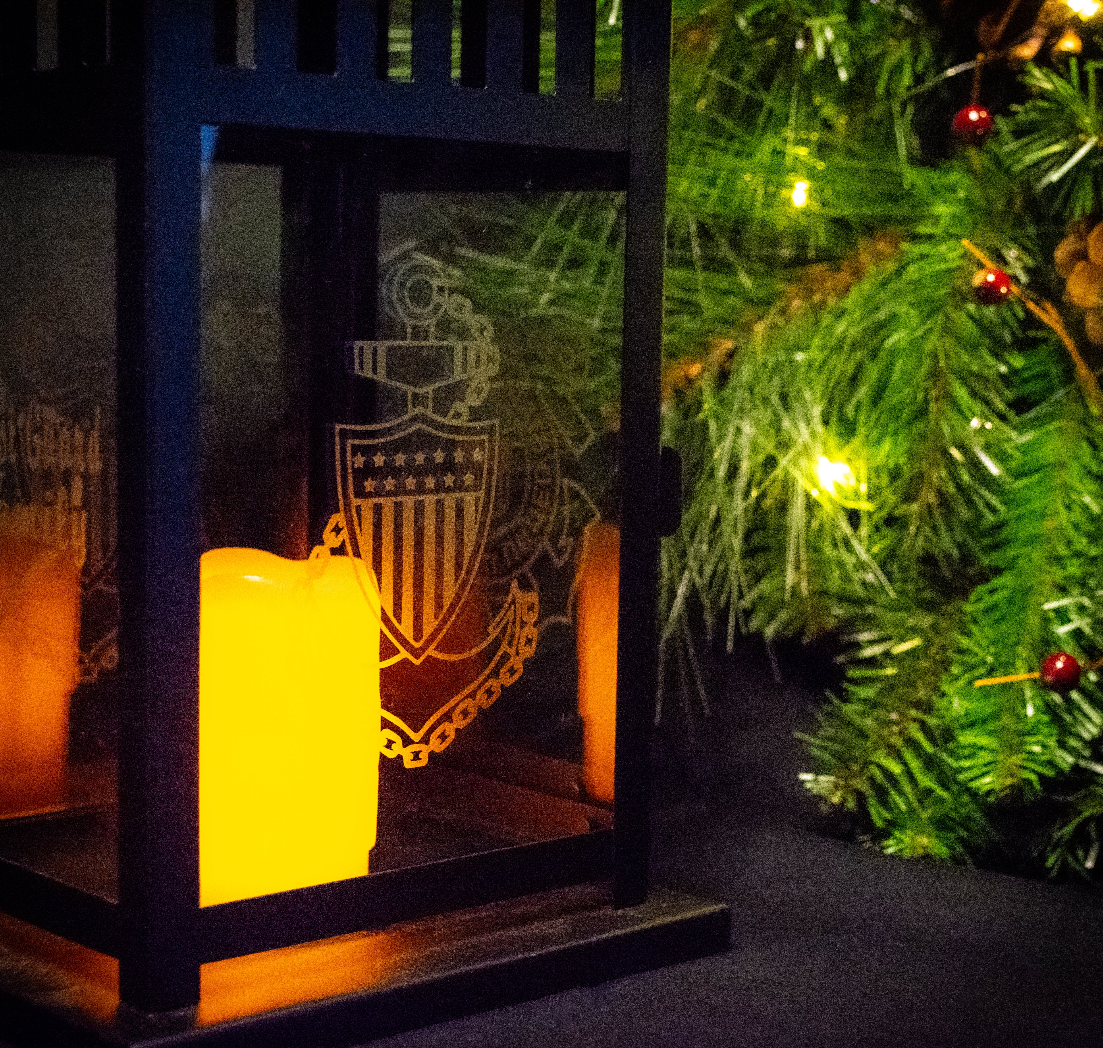 Custom Etched Lantern