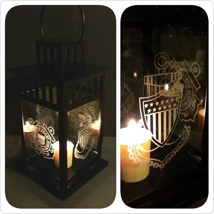 Custom Etched Lantern