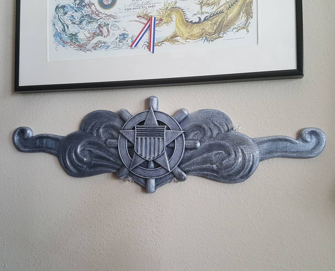 3D USCG Cutterman Insignia