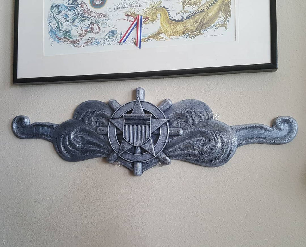 Cutterman 3D USCG Cutterman Insignia – Split Coast Creations